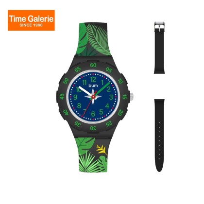 BUM B300606 Analog Dual Silicone Band Women Watch BUM B300606 Analog Dual Silicone Band Women Watch